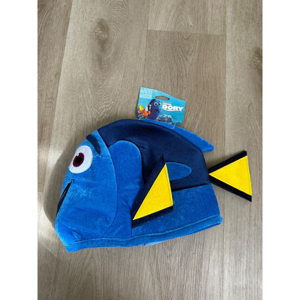 Disney Pixar Finding Dory Plush Character Hat Elope Blue Fish Costume Accessory